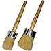 2 for 1 Chalk Painter's Choice Wax Brushes. New Brushes Will Never shed.