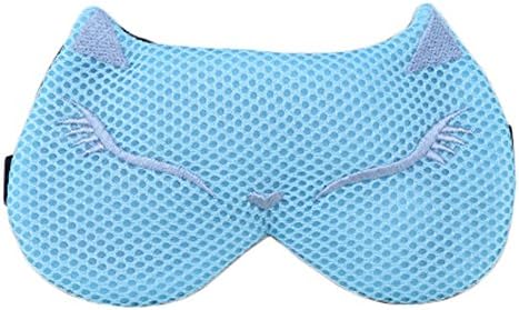 Fox Contoured &amp; Comfortable Sleep Mask Eye-shade Aid-sleeping Blue