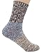Bienvenu Women's Lady's 5 Pack Multicolor Cotton Crew Socks, Multi Color 4