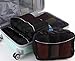 Travel Organizer Full Pack Set - Packing Cubes, Toiletry Bag, Shoes Bag, ZipBags (BLACK)