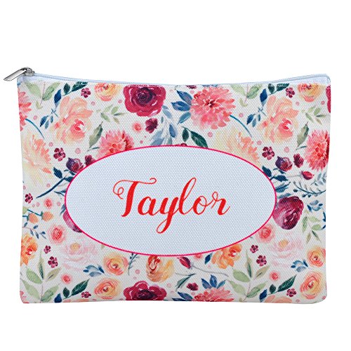 Personalized 16oz Makeup Bag, Custom Bridal Hen Party Bag, Bridesmaid Gift Bag, Canvas Cosmetic Bag Organizer