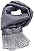 Marino Mens Double Layer Satin Silk Scarf, Extra Soft, and Sleek Fashion Wrap Accessory with Designer Print