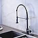 Votamuta Best Modern High Arch Pull Down Pre Rinse Pull Out Sprayer Single Handle Kitchen Sink Faucet with Deck Plate,Oil Rubbed Bronze