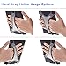 TFY Security Hand Strap Holder Finger Grip Compatible with Kindle E-Readers - Kindle e-Reader 6Inch / Kindle Paperwhite/Voyage/Oasis/Nook GlowLight Plus/Sony PRS-300 / PRS-350 (Grey)