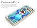 Samsung Galaxy S7 Edge Cute Stitch 3D Liquid Glitter Case, Cartoon Liquid Quicksand Floating Bling Glitter Sparkle Creative Design Hard Plastic Case Cover For Galaxy S7 Edge (Quicksand Glitter Stitch)