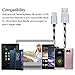 USB C Charger Cable, CableLovers 5 Pack 6FT Durable Nylon Braided USB-C to USB-A 2.0 Fast Charging and Sync Cord for Samsung Galaxy s8, s8 Plus, Nexus 6P 5X, MacBook Pixel, LG G5,HTC 10, Google Pixel