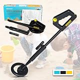 all-sun Junior Metal Detector for Children DIY Beach Yard Toy, Black