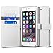 Spigen Wallet S iPhone 6 Plus Case with Foldable Cover and Kickstand Feature for iPhone 6S Plus/iPhone 6 Plus - White