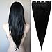 100% Remy Clip in Hair Extensions Natural Hair 16-22 inch Grade AAAAA 3/4 Full Head 1 piece 5 clips Long Smooth Silky Straight for Women Fashion 18