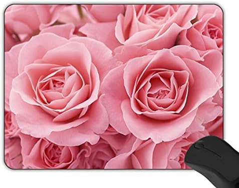 DreamsBig Mouse Pad, Pink Roses Gaming Mouse Pads Mousepad