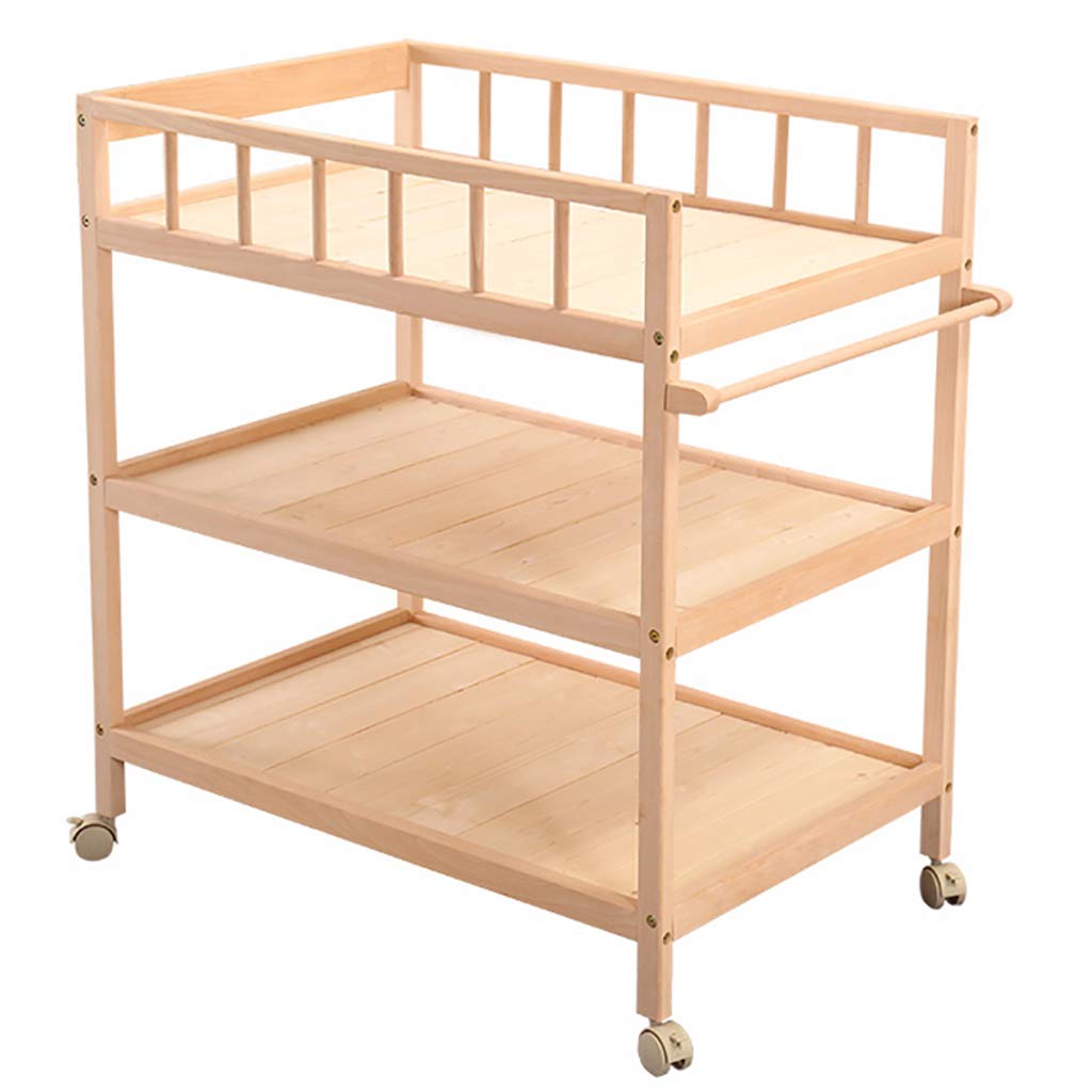 built in changing table