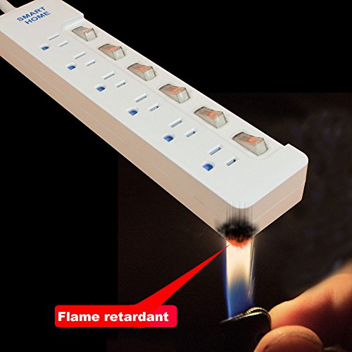 Power Strip Surge Protector Double Child Safety Surge Protector Power Strip Baby Child Proof Power Strip Surge Protector Baby Child Safe Surge Protector Power Strip Extension Cord Outlet Extender - Thumbnail 4