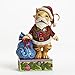 Enesco Jim Shore Heartwood Creek Pint Sized Christmas Cat Figurine, 4.75-Inch