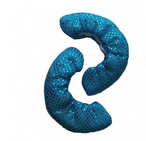image for My Skate Scene Turquoise Blue SPARKLE Ice Skate Soakers Figure Skating