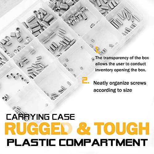 4 VIGRUE+300Pcs+Assortment+Internal+Stainless