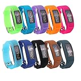 CANKA Replacement Wristband For Garmin Vivofit 2, Accessory Colourful Bands With Stainless Steel Buckle For Garmin vivofit 2 Activity Tracker