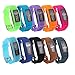 CANKA Replacement Wristband For Garmin Vivofit 2, Accessory Colourful Bands With Stainless Steel Buckle For Garmin vivofit 2 Activity Tracker