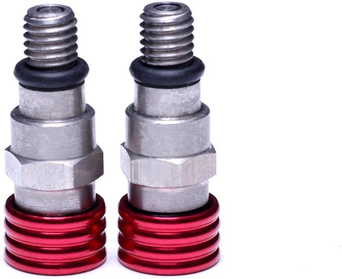 Fork Pro Bleeder M5 x 0.8 fits most Kayaba & Showa Forks (Pair) (Red)