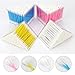 Cotton Swabs Travel Size, G2PLUS 800 PCS Cotton Buds with Plastic Stick, Pack of 4 Colors