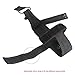 ALTTIMERY Outdoor Nylon Minimalist Tactical Molle Water Bottle Holder Kettle Pouch Belt Bottle Carrier (Black)