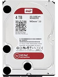 WD Red 4TB NAS Hard Disk Drive - 5400 RPM Class SATA 6 GB/S 64 MB Cache 3.5-Inch - WD40EFRX
