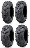 Full set of Maxxis Zilla 28x9-14 and 28x11-14 ATV Mud Tires (4)