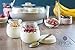 Epica Homemade Organic “Set and Go” Electric Yogurt Maker with Seven, 6 oz. Dishwasher-Safe Glass Jars and Lids
