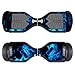 Sticker for Hover Board - Skin for Self-Balancing Electric Scooter - Decal for Self Balance Mobility Longboard - Smart Protective Cover Vinyl Case for 2 Wheel Scooter Board Fit for Swagtron T1