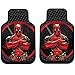 Deadpool Marvel Comics Auto Car Truck SUV Vehicle Front Seat Plasticlear Vinyl Floor Mats - PAIR