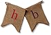 Rustic Burlap Happy Birthday Banner - Premium Quality Birthday Party Decortions by The Sterling James Company