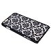 Moonmini Baroque Retro Court Lace Pattern Texture Hard Plastic Clear Case for Apple iPhone 6 / Apple iPhone 6S 4.7 inch Damask Black