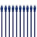 GearIT 10 Pack, Cat 6 Ethernet Cable Cat6 Snagless Patch 6 Feet - Computer LAN Network Cord, Blue - Compatible with 10 Port Switch POE 10port Gigabit primary