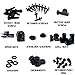 Black Complete Motorcycle Fairing Bolt Kit For Honda CBR600F4i 2001-2003 Body Screws, Fasteners, and Hardware