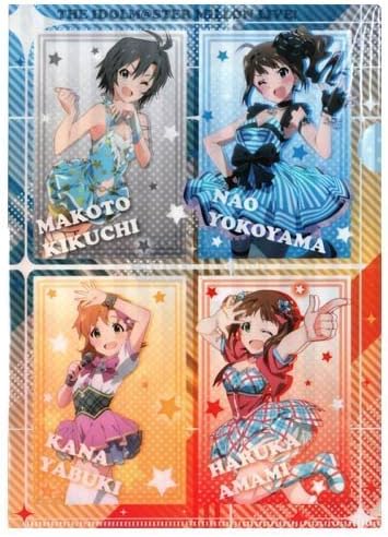 Idol Master Million Live! Lawson limited original clear file true Kikuchi &amp; Yokoyama Nao &amp; Yabuki Kana &amp; Amami Haruka