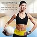 QING Headbands for Women Sweat Wicking Scarf Bandana Elastic Workout Headband Wrap Pack of 6