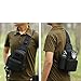 CREATOR Tactical Sling Bag Military MOLLE Crossbody Pack Shoulder Backpack with Water Bottle Holder Hiking Daypack
