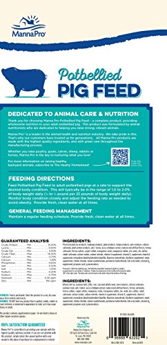 Manna Pro Potbellied Pig Food, 20 lb
