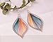 Elogoog Women's Girls Elegant Jewellery Bohemia Ethnic Ellipse Dangle Stud Earrings Eardrop (Multicolor)