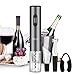 DULARF Automatic Electric Wine Bottle Opener 4 Set Cordless Wine Corkscrew Bottle Opener Foil Cutter