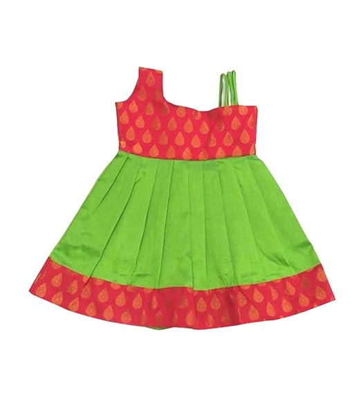 silk frocks for baby girl