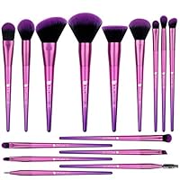 DUcare Makeup Brush Set 15Pcs Professional Makeup Brushes Premium Synthetic Kabuki Foundation Concealer Eye Face Blending Brushes Kit