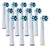 Oral B Replacement Brush Heads- 12 Pack Crossaction Oralb Braun Compatible Electric Toothbrush Heads- Cross Action Toothbrushes for the Whole Family- Top Quality CrossAction Brushes Act as Best Teeth Whitening Toothbrush!
