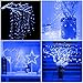 MINGER 12 Packs Fairy String Lights, 3.3FT 20 LEDs Battery Operated Jar Lights Bedroom Patio Wedding Party Christmas (Blue)