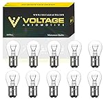 (10 Pack) 1157 Brake Tail Light Bulb Turn Signal Bulb Side Marker Light Bulb - Voltage Automotive
