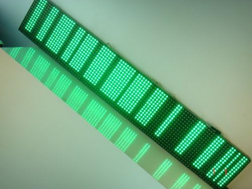 LED Banner 1 Green color Moving Message sign Scrolling Programmable Utra Thin and light weight CableLess USB Memory Control, Size:38"x6.5"x1.2", banner03G Electronics sign by goLEDgo com