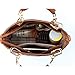 Realer Women's Handbags Purse Tote Bags Female Crossbody Bags 3 Pcs Shoulder Bags Top-Handle Handbag PU Leather Set