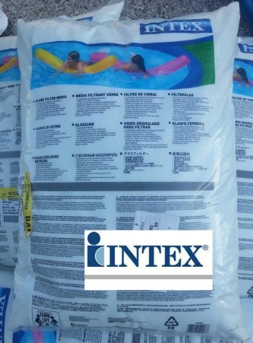 29058 Sacco Di Sabbia Di Vetro Intex Da 25 Kg Ideale Per Pompe Filtro A Sabbia