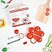 Egg Cooker Silicone Cups - Soft/Hard Boiled Eggs Without Shell - 9in1 Set PREMIUM QUALITY NonStick | 6Cups, Holder, Free Brush&Spoon, Instruction | The Original Set by EasyEggie!