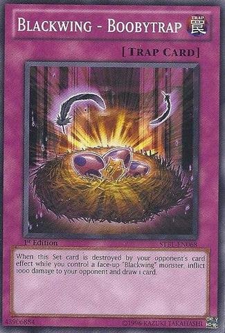 Yu-Gi-Oh! - Blackwing - Boobytrap (STBL-EN068) - Starstrike Blast - 1st Edition - Common