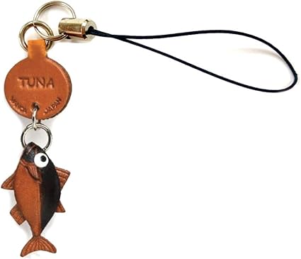 Amazon 本革 携帯ストラップ プチ 魚 まぐろ Vanca Craft 日本製 職人の手作り ストラップ マスコット 通販